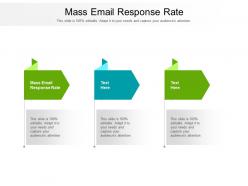 Mass email response rate ppt powerpoint presentation layouts rules cpb
