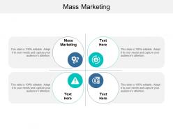 Mass marketing ppt powerpoint presentation slides infographic template cpb