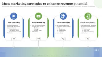 Mass Marketing Strategies To Enhance Revenue Potential