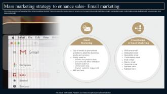 Mass Marketing Strategy Sales Email Marketing Comprehensive Guide Strategies To Grow Business Mkt Ss