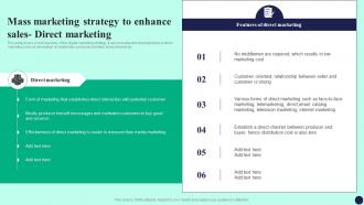 Mass Marketing Strategy To Enhance Sales Detailed Guide To Mass Marketing MKT SS V