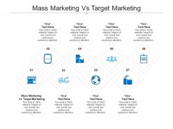 Mass marketing vs target marketing ppt powerpoint presentation tips cpb