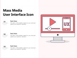 Mass Media User Interface Icon