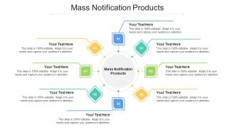 Mass notification products ppt powerpoint presentation ideas introduction cpb