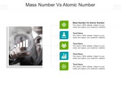 Mass number vs atomic number ppt powerpoint presentation show graphics pictures cpb