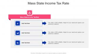 Mass State Income Tax Rate In Powerpoint And Google Slides Cpb