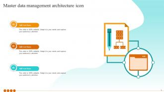 Master Data Management Icon Powerpoint Ppt Template Bundles Adaptable Visual