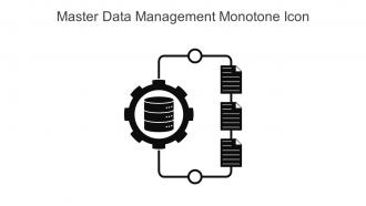 Master Data Management Monotone Icon In Powerpoint Pptx Png And Editable Eps Format