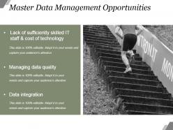 Master data management opportunities powerpoint slide deck