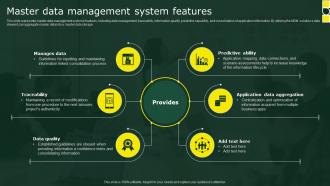 Master Data Management System Features Stewardship By Business Process Model