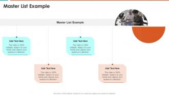 Master List Example In Powerpoint And Google Slides Cpb