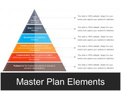 Master plan elements powerpoint slide designs