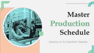 Master Production Schedule Powerpoint Ppt Template Bundles