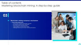 Mastering Blockchain Mining A Step By Step Guide Powerpoint Presentation Slides BCT CD V Adaptable Attractive