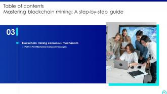 Mastering Blockchain Mining A Step By Step Guide Powerpoint Presentation Slides BCT CD V Editable Graphical