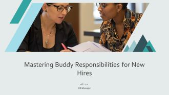 Mastering Buddy Responsibilities For New Hires PPT Designs AT