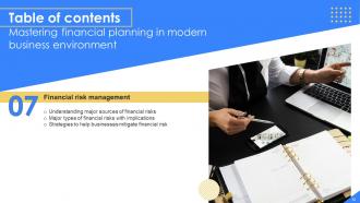 Mastering Financial Planning In Modern Business Environment Fin CD Idea Graphical