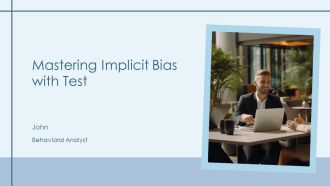 Mastering Implicit Bias With Test PPT Presentation AT