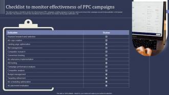 Mastering Lead Generation Checklist To Monitor Effectiveness Of PPC Campaigns