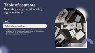 Mastering Lead Generation Using Digital Marketing Powerpoint Presentation Slides Designed