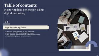 Mastering Lead Generation Using Digital Marketing Powerpoint Presentation Slides Graphical