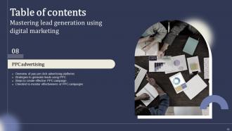 Mastering Lead Generation Using Digital Marketing Powerpoint Presentation Slides Customizable Template