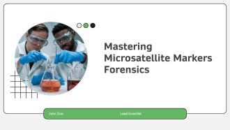 Mastering Microsatellite Markers Forensics PPT Information AT