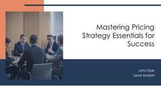 Mastering Pricing Strategy Essentials For Success PPT Presentation AT