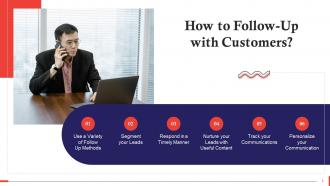 Mastering The Art Of Customer Follow Up In Sales Training Ppt