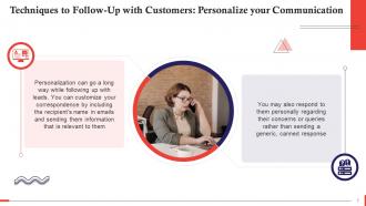 Mastering The Art Of Customer Follow Up In Sales Training Ppt Adaptable