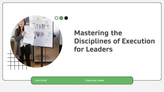 Mastering The Disciplines Of Execution For Leaders PPT Mockup AT