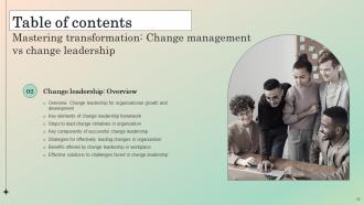Mastering Transformation Change Management Vs Change Leadership CM CD Designed Attractive