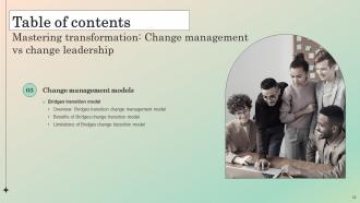 Mastering Transformation Change Management Vs Change Leadership CM CD Idea Graphical