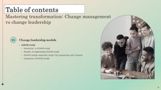 Mastering Transformation Change Management Vs Change Leadership CM CD Best Graphical