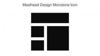 Masthead Design Monotone Icon In Powerpoint Pptx Png And Editable Eps Format