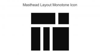 Masthead Layout Monotone Icon In Powerpoint Pptx Png And Editable Eps Format