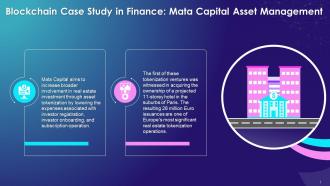 Mata Capital Asset Management As Blockchain Case Study In Finance Training Ppt