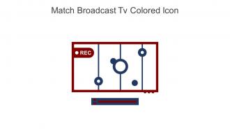 Match Broadcast Tv Colored Icon In Powerpoint Pptx Png And Editable Eps Format