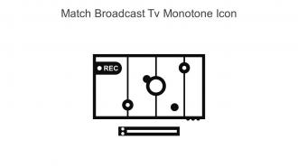 Match Broadcast Tv Monotone Icon In Powerpoint Pptx Png And Editable Eps Format