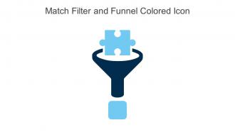 Match Filter And Funnel Colored Icon In Powerpoint Pptx Png And Editable Eps Format