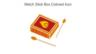 Match Stick Box Colored Icon In Powerpoint Pptx Png And Editable Eps Format