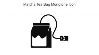 Matcha Tea Bag Monotone Icon In Powerpoint Pptx Png And Editable Eps Format