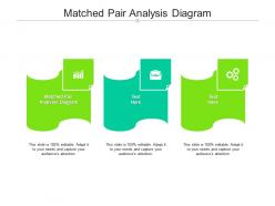 Matched pair analysis diagram ppt powerpoint presentation infographic template clipart images cpb
