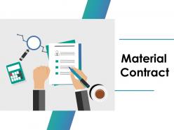 Material Contract Ppt Model Templates