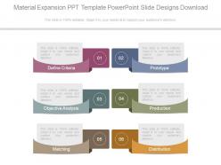 Material expansion ppt template powerpoint slide designs download