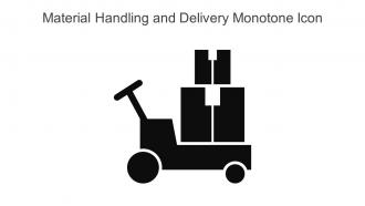 Material Handling And Delivery Monotone Icon In Powerpoint Pptx Png And Editable Eps Format