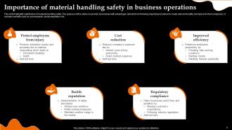 Material Handling Safety Powerpoint Ppt Template Bundles Slides Researched