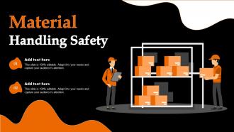 Material Handling Safety Ppt Powerpoint Presentation File Influencers