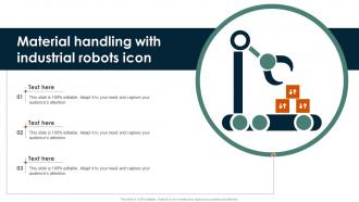 Material Handling With Industrial Robots Icon