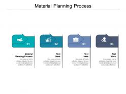 Material planning process ppt powerpoint presentation summary icons cpb